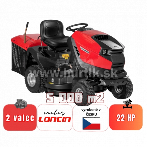 _Traktor trávny CHALLENGE MJ 102-22 + UZÁVIERKA, záber 102cm, LONCIN / 22HP - 2 valec
