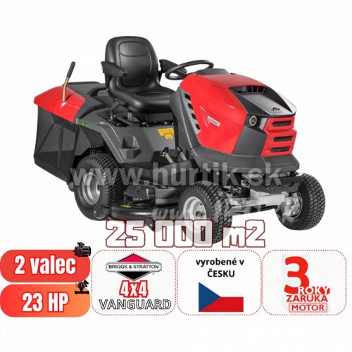 _Traktor trávny STARJET Exclusive UJ 102-23 P4 4WD + UZÁVIERKA, záber 102cm, B&S