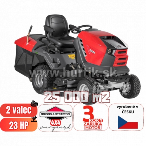 _Traktor trávny STARJET Exclusive UJ 102-23 P4 4WD + UZÁVIERKA, záber 102cm, B&S