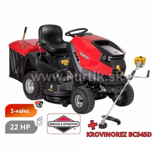 _Traktor trávny CHALLENGE MJ 102-22 + UZÁVIERKA, záber 102cm, Briggs&Stratton Intek 7220 / 22HP - 2 valec