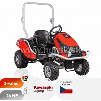 _Traktor mulčovací na vysokú trávu GOLIATH CG V2-26 - 4x4, záber 92cm / 110cm/ 132cm, KAWASAKI FS730V / 26HP - 2 valec