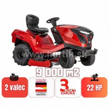 Traktor mulčovací na vysokú trávu T 22-110.4 HDH-A V2 PREMIUM, záber 110cm, AL-KO Pro 700 V2 /  22HP - 2 valec