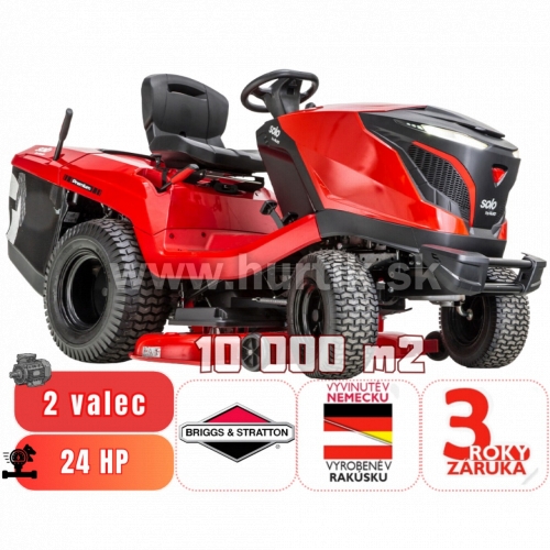 Traktor trávny T 24-125.4 HD V2 SD PREMIUM , záber 125cm, B&S Intek 8240 / 24HP - 2 valec