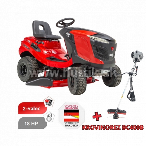 Traktor trávny s bočným vyhadzovaním T 18-111.4 HDS-A V2 Comfort, záber 110cm, AL-KO PRO 600 V2 / 18HP - 2 valec