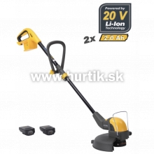 Aku vyžínač  GT 300e Kit [20V, 2x2Ah, nabíjačka, krabica]