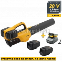 Aku fukár BL 300e  Kit [20V, 2x4Ah, nabíjačka, krabica]