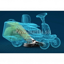Aku Traktor trávny Swift 372e, záber 72cm, Lithium-ion batéria 48V, 40 Ah - do 2000m2