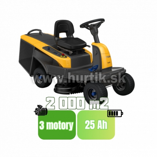 Aku Traktor trávny Swift 372e, záber 72cm, Lithium-ion batéria 48V, 40 Ah - do 2000m2