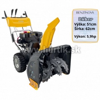Fréza snehová benzínová Snow ST 4262 P záber (výška) 51cm x (šírka) 62cm, s pohonom, STIGA SM 70 / 5,9HP