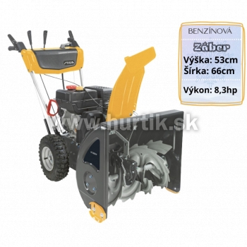 Fréza snehová benzínová Snow ST 5266 P záber (výška) 53cm x (šírka) 66cm, s pohonom, STIGA WS 300 / 8,3HP