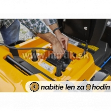 Aku Traktor trávny C 584e (Estate 84 V2 electric), záber 84cm, Lithium-ion batéria 48V, 40 Ah - do 4000m2