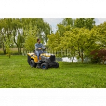 Aku Traktor trávny C 584e (Estate 84 V2 electric), záber 84cm, Lithium-ion batéria 48V, 40 Ah - do 4000m2