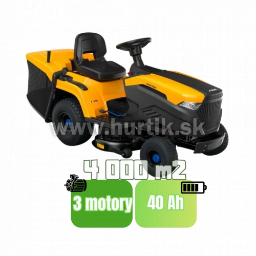 Aku Traktor trávny C 584e (Estate 84 V2 electric), záber 84cm, Lithium-ion batéria 48V, 40 Ah - do 4000m2