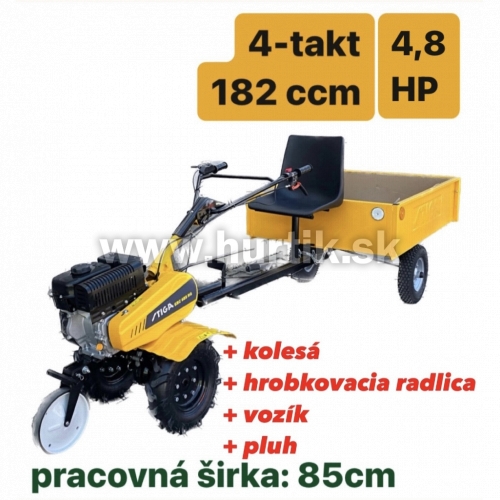 Rotavátor benzínový 4-takt, SRC 685 (SET), záber 85cm, GGP / 4,8HP