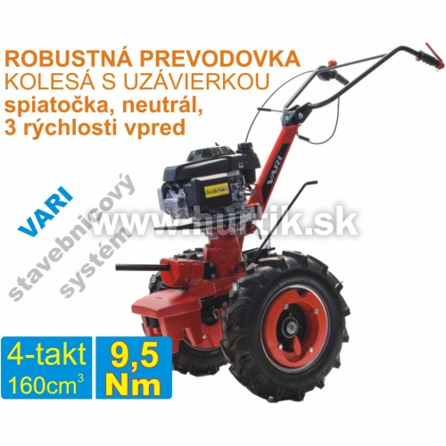 Malotraktor 4-takt, motor HONDA GCV 160 + prevodovka DSK 317, spojka 80mm / VARI systém