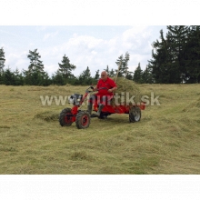 Malotraktor 4-takt a vozík vyklápací MTVO, motor VARI XP200 + prevodovka DSK 317, spojka 80mm / VARI systém