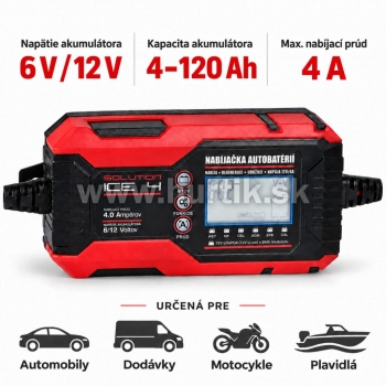 Nabíjač autobatérií ICE 4 6/12V