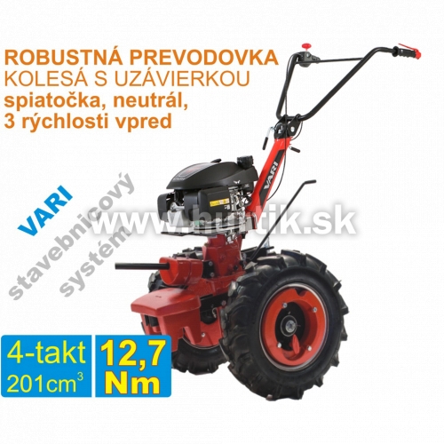 Malotraktor 4-takt, motor HONDA GCVx200 + prevodovka DSK 317, spojka 80mm / VARI systém