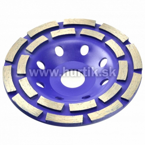 Kotúč brúsny diamantový 125x22mm, dvojradový