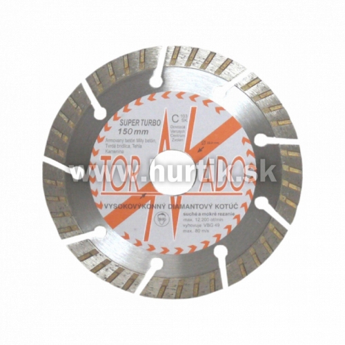 Kotúč diamantový Super Turbo 150x22,2x10mm
