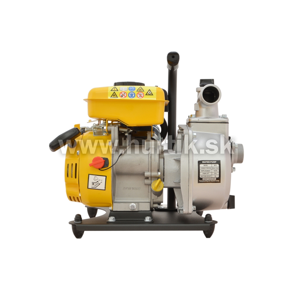 Čerpadlo benzínové na čistú vodu WP 15, 15 000 l/hod, 2.5 bar, 1.5", Hurtík